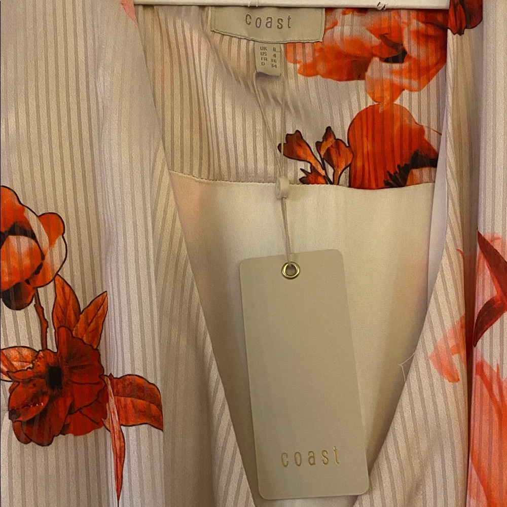Chic Floral Long Sleeve Dress - Picture 2 of 4